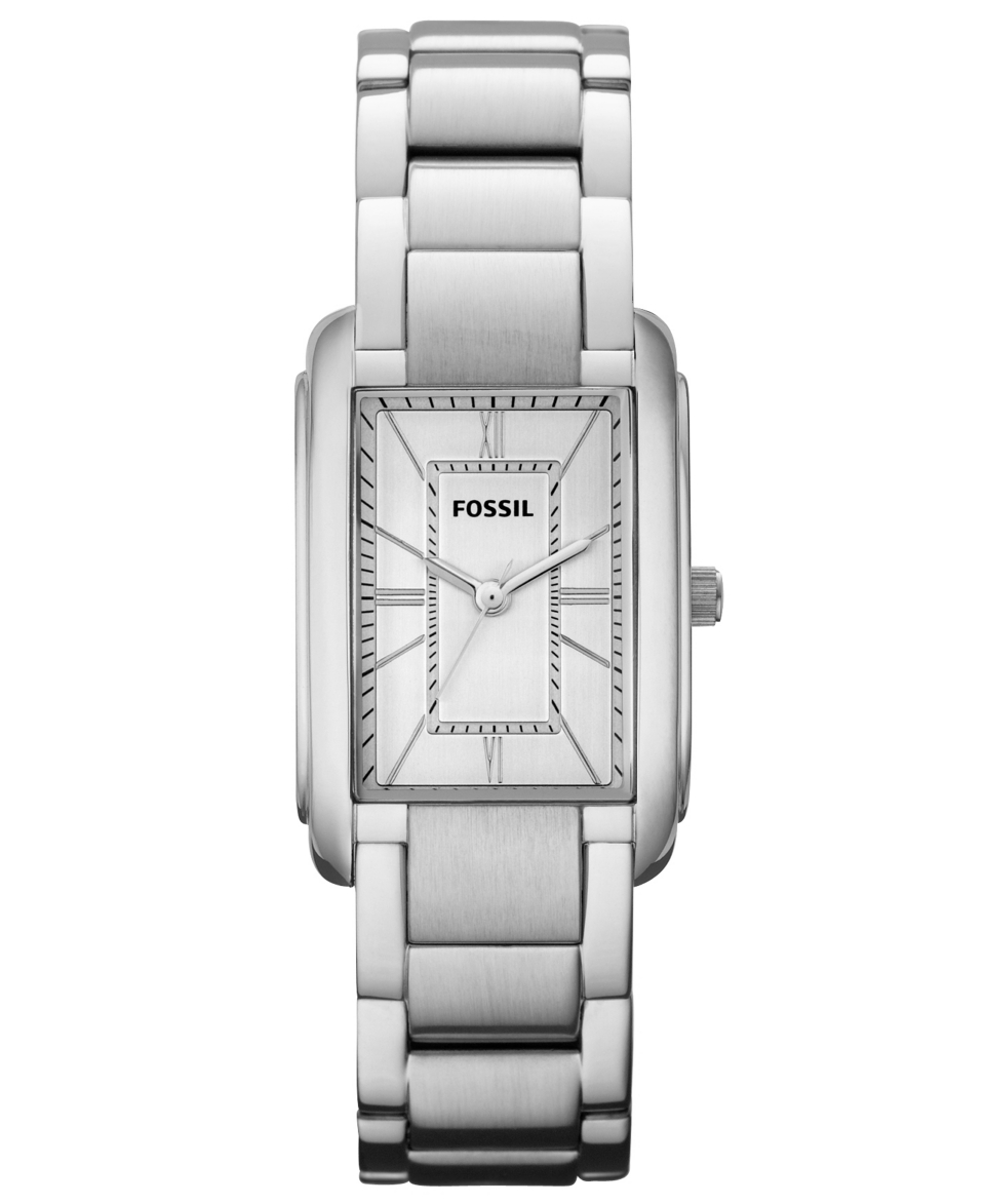 Fossil Watch, Womens Adele Stainless Steel Bracelet 32x23mm ES2983