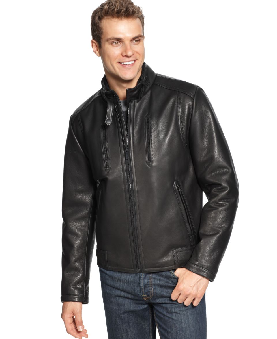 Marc New York Jacket, Cuervo Distressed Leather Motorcross Jacket