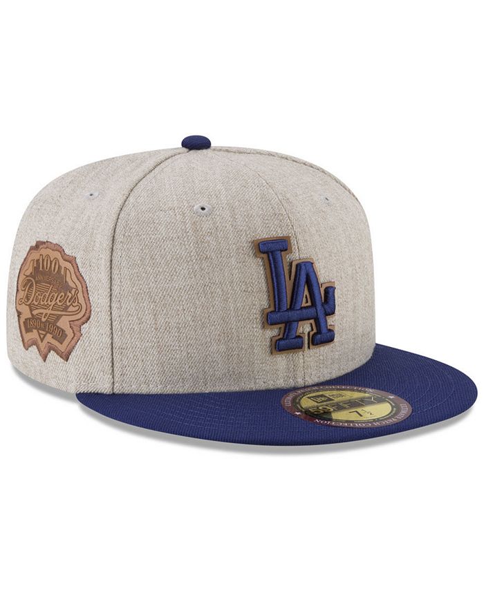 New Era Los Angeles Dodgers Leather Ultimate Patch Collection 59FIFTY ...