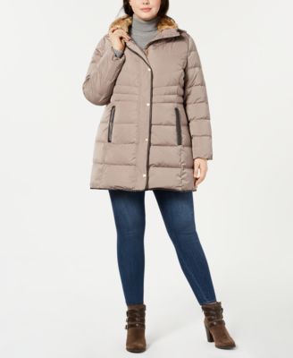 cole haan plus size coats