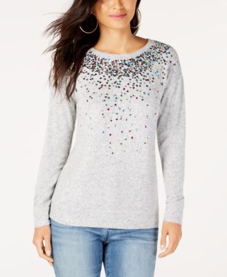 macys womens knit tops