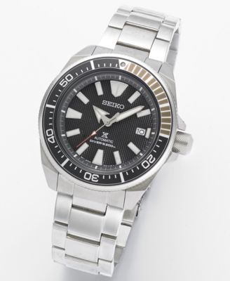 macy's seiko divers watch