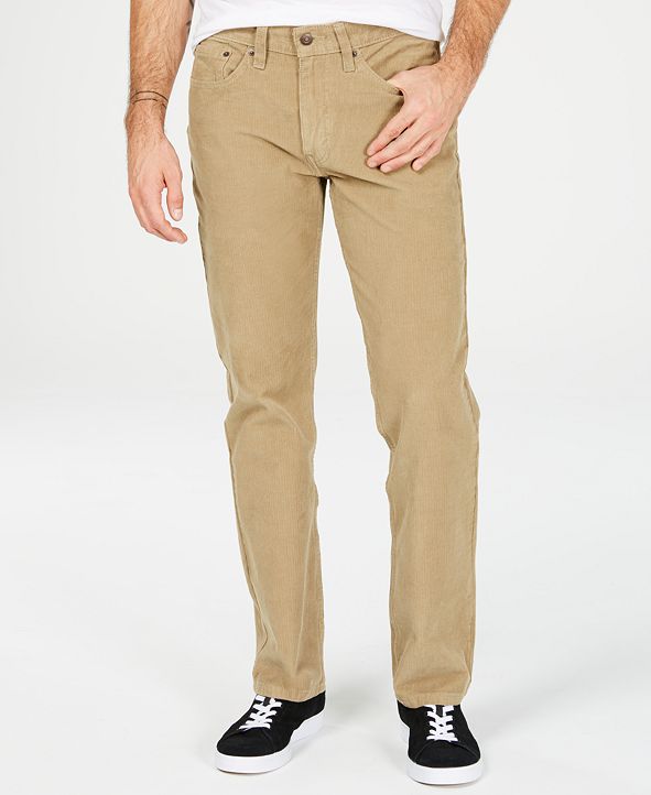 Levi's Men's 514 Straight-Leg Corduroy Pants & Reviews - Jeans - Men ...