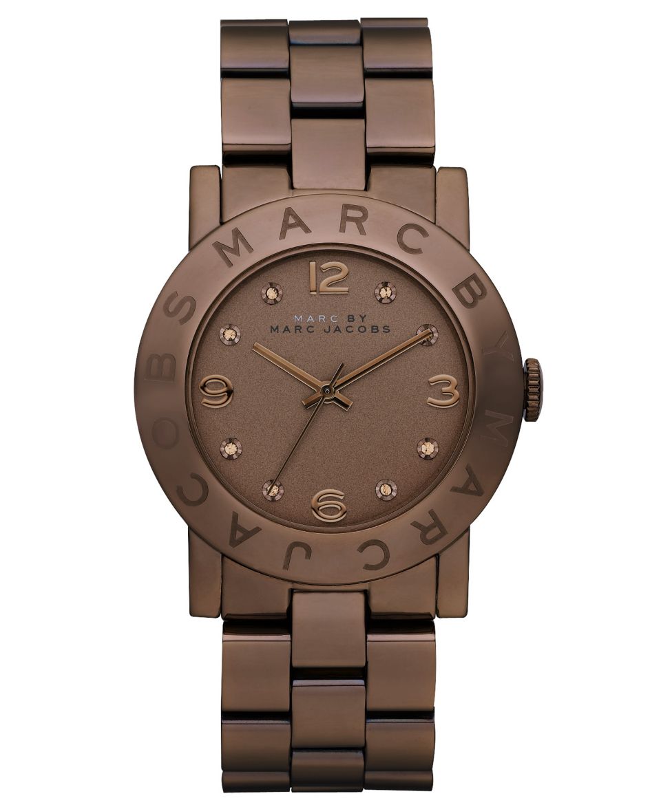 Marc by Marc Jacobs Watch, Womens Chronograph Henry Brown Ion Plated