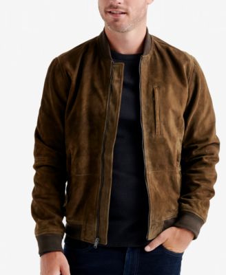 lucky brand mens suede jacket