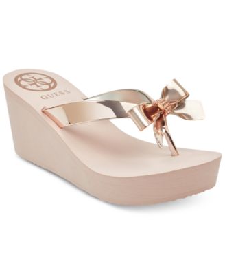 wedge sandals guess