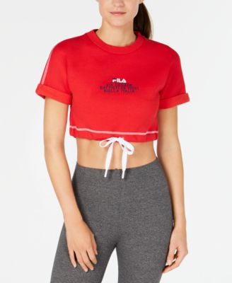 fila cropped fleece