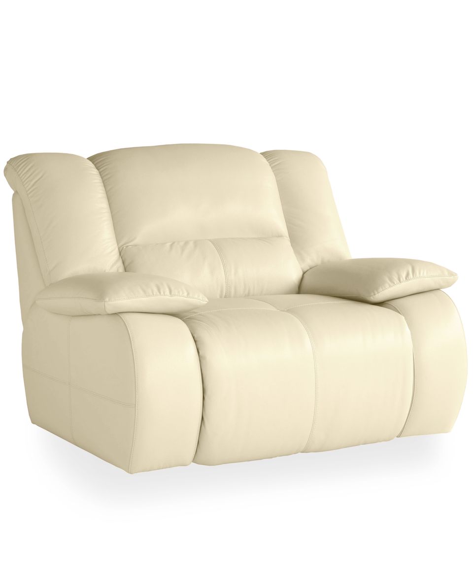 Nina Leather Power Recliner Chair, 45W x 41D x 39.5H   Furniture