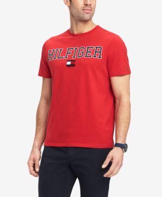 tommy hilfiger men's collegiate logo sweatshirt