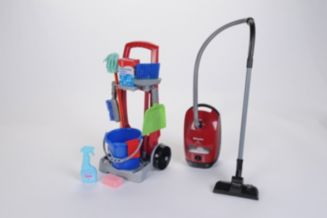 theo klein bosch cleaning trolley with vacuum cleaner