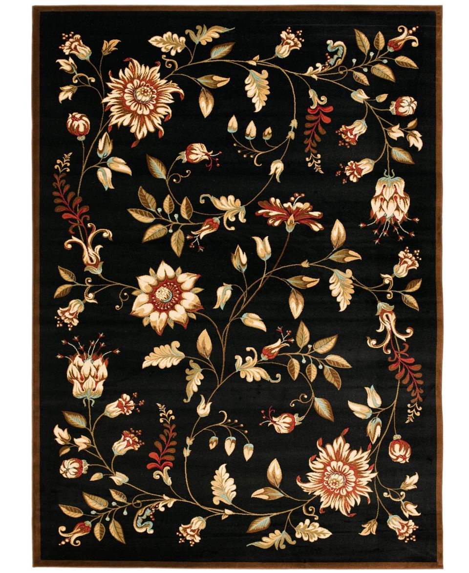 MANUFACTURERS CLOSEOUT Safavieh Rugs, Lyndhurst LNH552 9091 Black