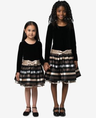 bonnie jean velvet dress