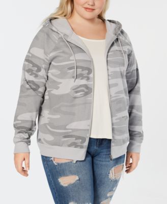 plus size camo sweatshirt