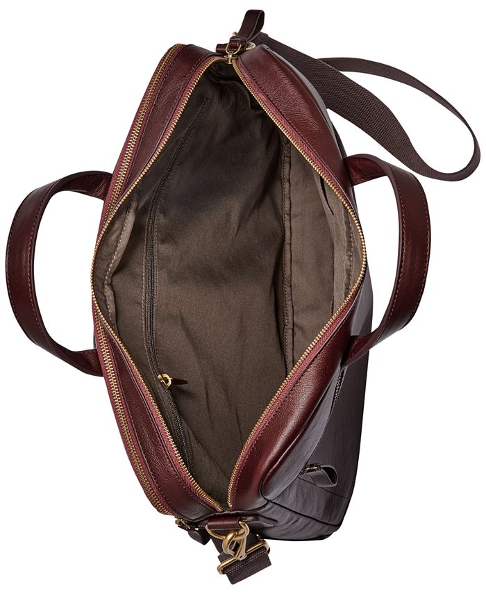 Fossil Men's Haskell Leather Briefcase & Reviews All Accessories Men Macy's