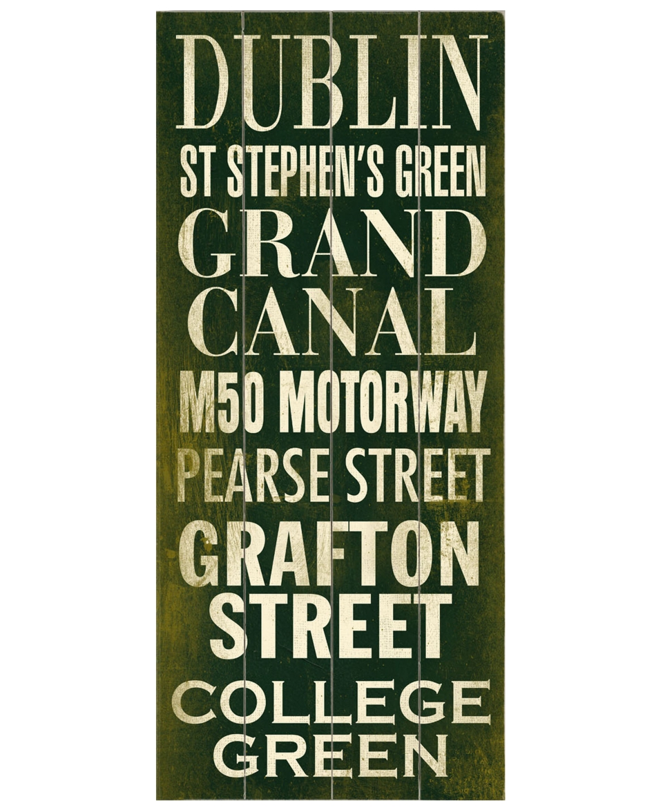 ArteHouse Wall Art, Dublin Transit Sign