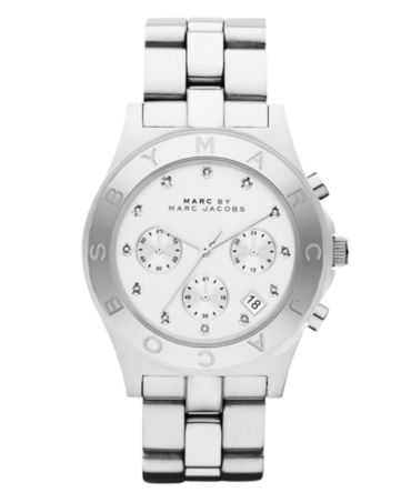 Marc by March Jacobs Watch, Women's Chronograph Stainless Steel ...
