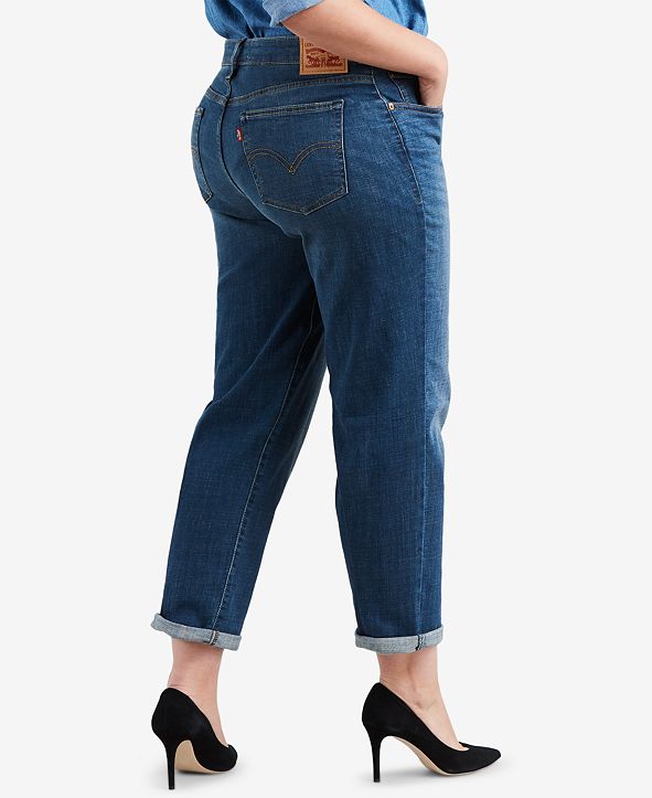 levi's plus size boyfriend jeans
