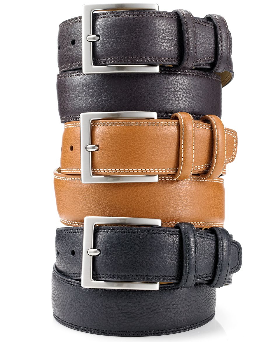 Tasso Elba Belt, Casual 35mm Vachetta Belt   Mens Belts, Wallets