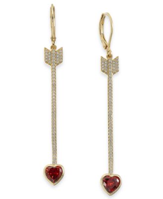 kate spade gold drop earrings