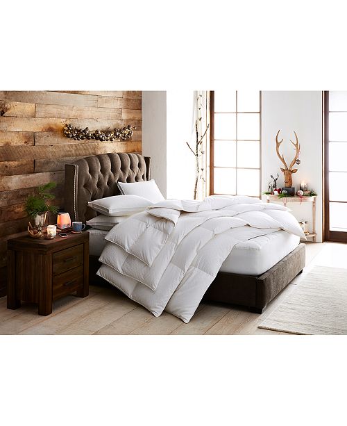 Hotel Collection European White Goose Down Medium Weight King Comforter Hypoallergenic Ultraclean Down Created For Macy S Reviews Comforters Bed Bath Macy S