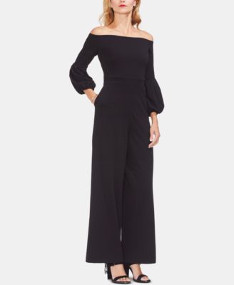 vince camuto off the shoulder bell sleeve gown