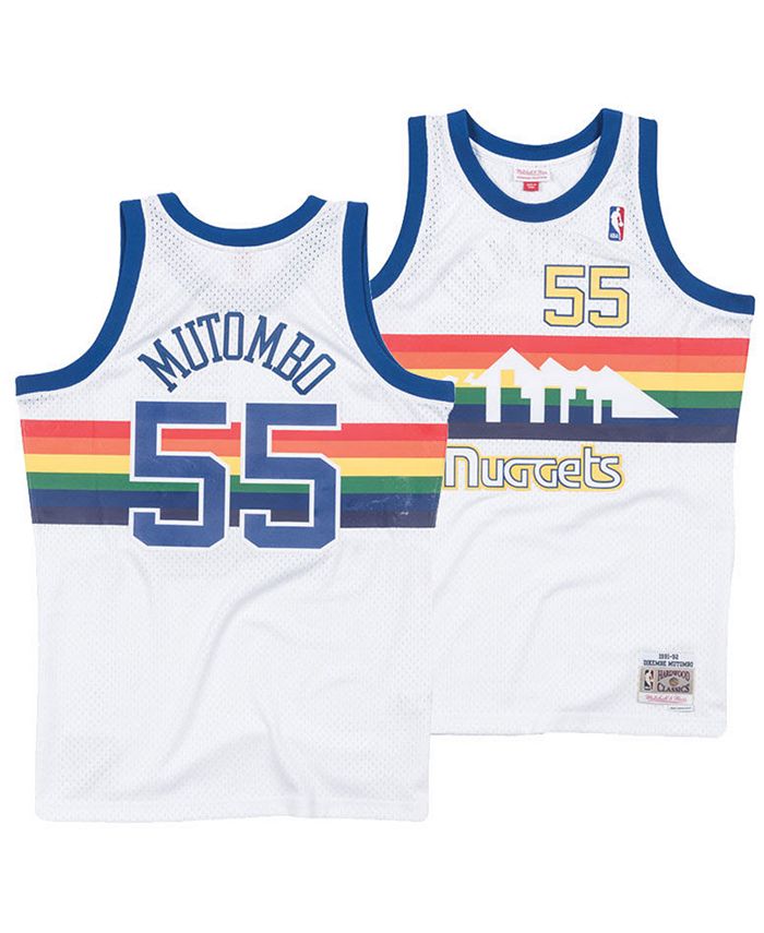 Mitchell Ness Men S Dikembe Mutombo Denver Nuggets Hardwood Classic Swingman Jersey Reviews Sports Fan Shop By Lids Men Macy S