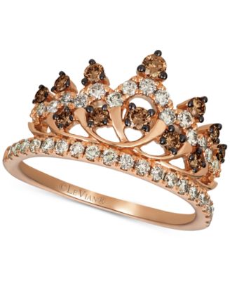 rose gold tiara ring