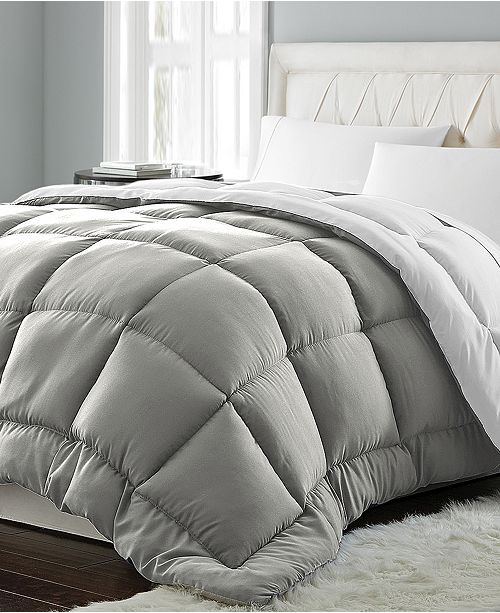 Blue Ridge 1000 Thread Count 100 Pima Cotton Comforloft Down Alternative Twin Comforter Reviews Comforters Bed Bath Macy S
