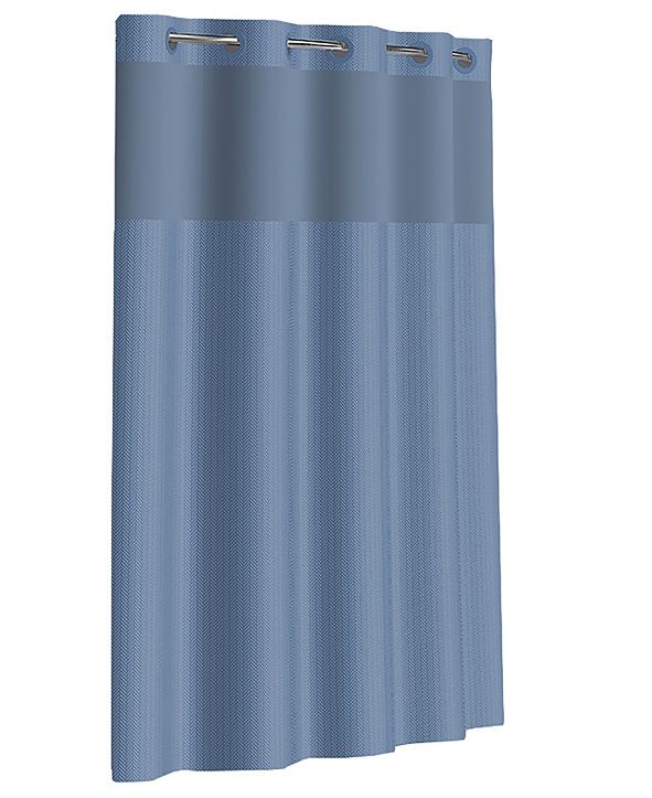 Hookless Herringbone 3in1 Shower Curtain & Reviews Shower Curtains
