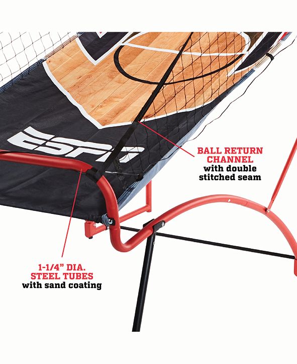 MD Sports ESPN 2 Player Ez Fold Basketball Game with Polycarbonate