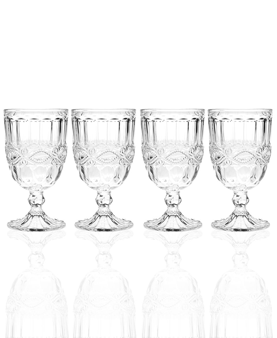 Godinger Drinkware, Set of 4 Modern Vintage Prosperity Iced Beverage