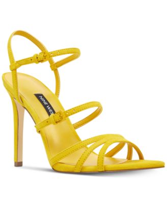 nine west yellow sandals