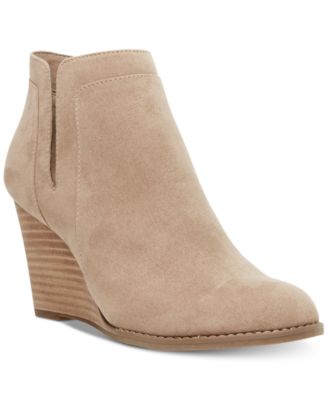 Madden Girl Greteel Wedge Booties 