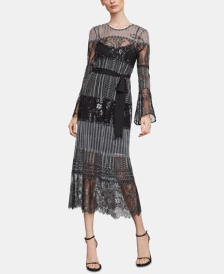 bcbgmaxazria lace shift dress