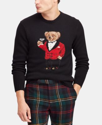 ralph lauren bear sweater men