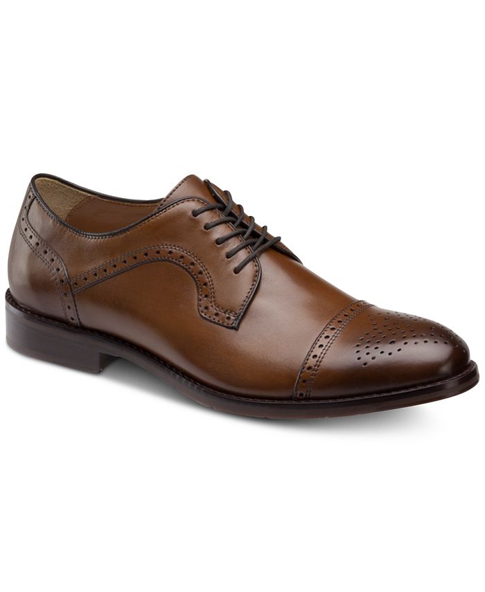 Johnston Murphy Men S Halford Cap Toe Oxfords Reviews All Men S Shoes Men Macy S