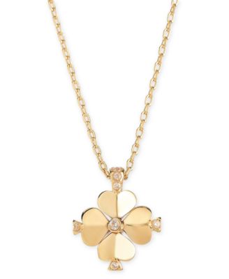 kate spade gold pendant necklace