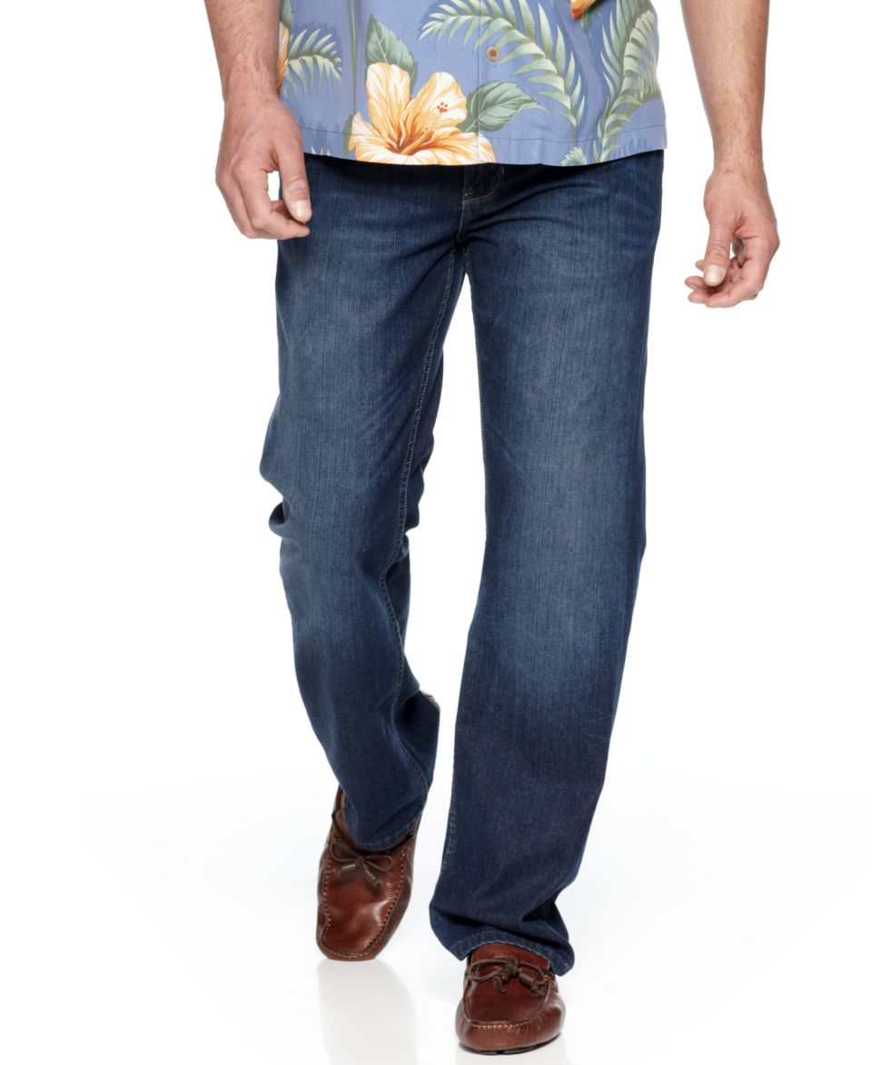 Tommy Bahama Big and Tall Jeans, Classic Island Ease Overdye Jeans