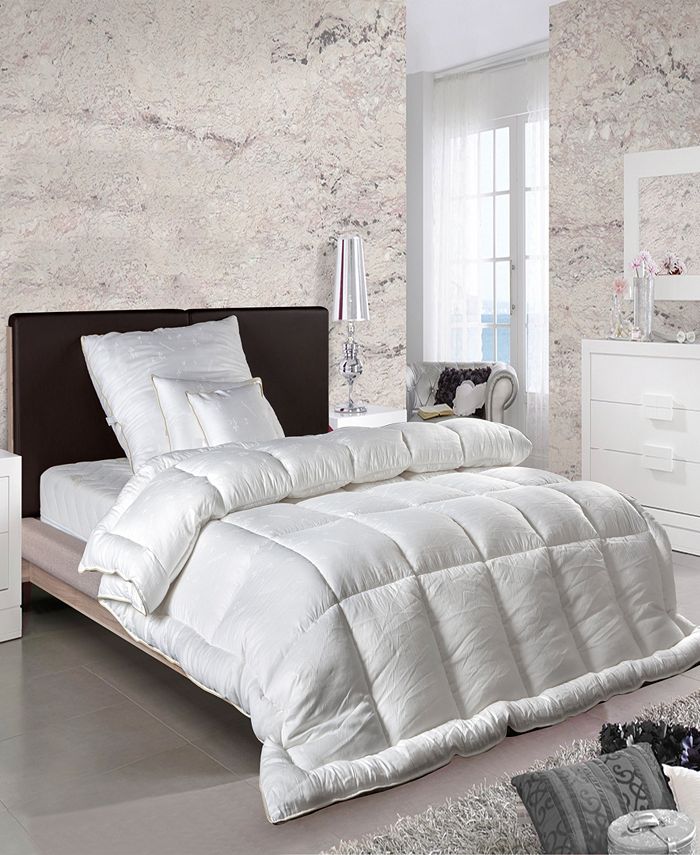 Enchante Home Luxury European Goose Feather & Down Queen Comforter & Reviews Comforters Bed