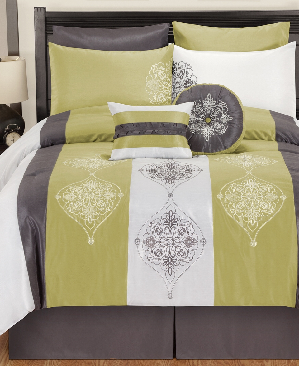 Simone 8 Piece California King Comforter Set  