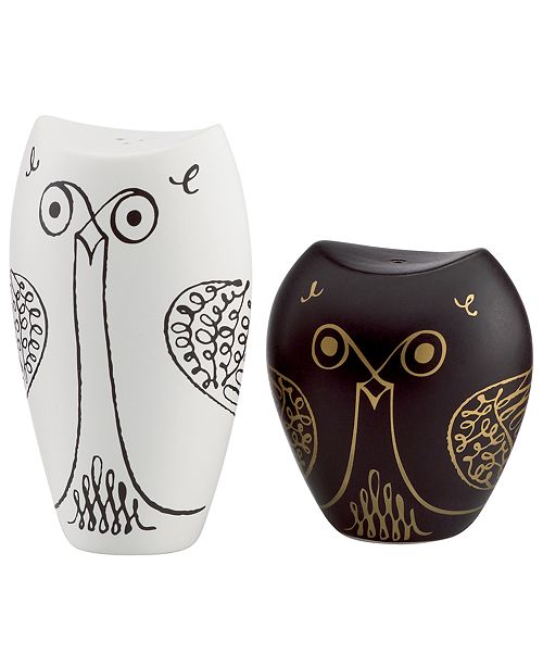 Kate Spade New York Salt And Pepper Shakers Woodland Park Owl Reviews Serveware Dining Macy S