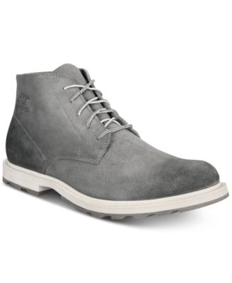 mens grey sorel boots