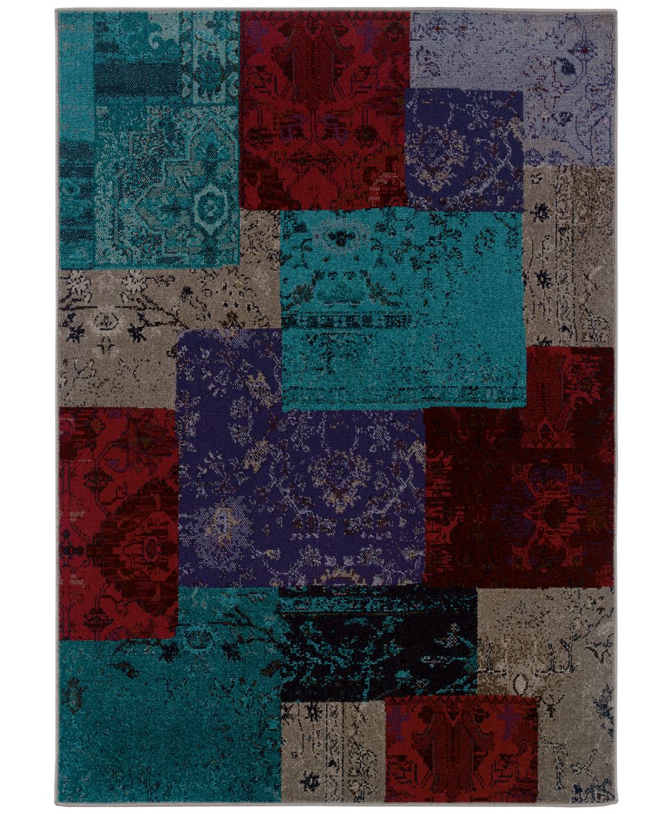 Sphinx Area Rug, Revamp REV7501G Turquoise 310 x 55   Rugs   