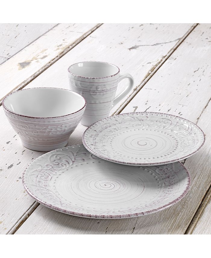 Over and Back Alexandria 16Pc Dinnerware Set & Reviews Dinnerware