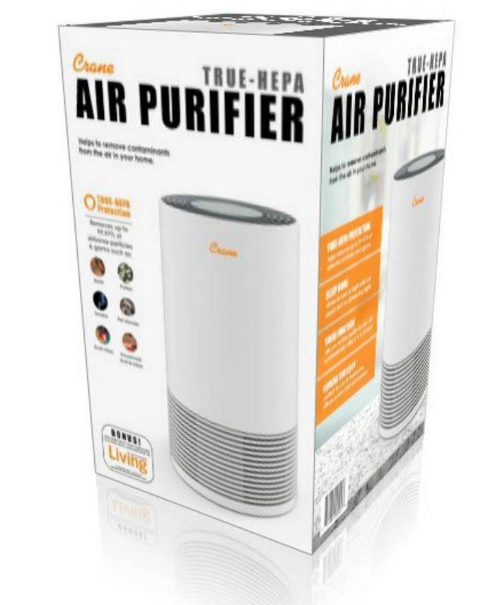Crane Premium Tower Air Purifier & Reviews Wellness Bed & Bath Macy's
