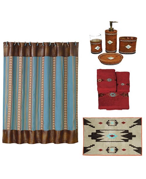 Hiend Accents 21 Pc Aztec Bathroom Set Reviews Bathroom Accessories Bed Bath Macy S