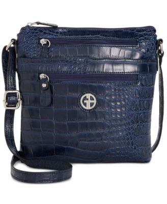 giani bernini blue handbag