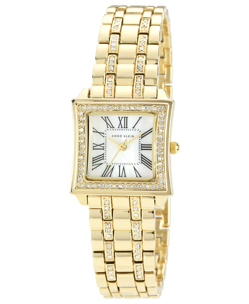 Anne Klein Watch, Womens Gold Tone Adjustable Bracelet 23mm 10