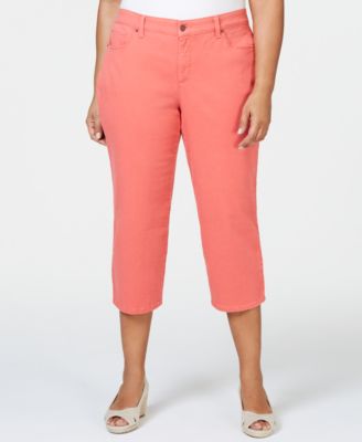 tummy control capri jeans