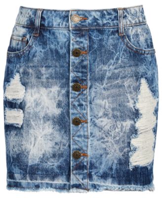 jean skirts for girls